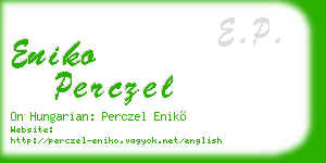 eniko perczel business card